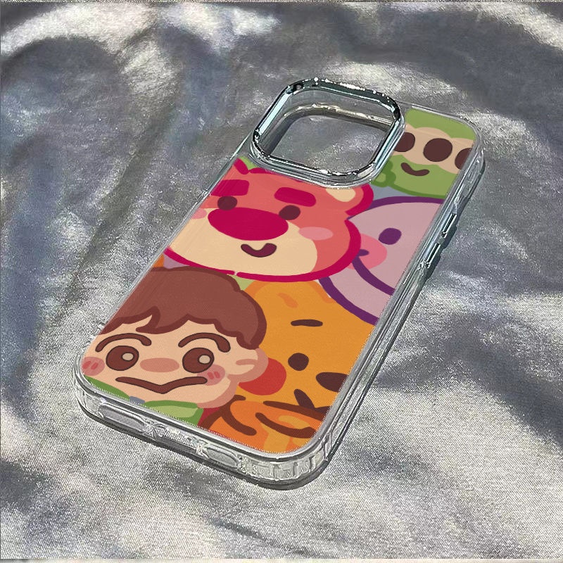 ✅Ốp Điện Thoại Dẻo Họa Tiết Gấu &amp; Dâu Tây Dễ Thương Chống Sốc Cho Iphone11In 13iPhone12 7 814pro max ZZ86