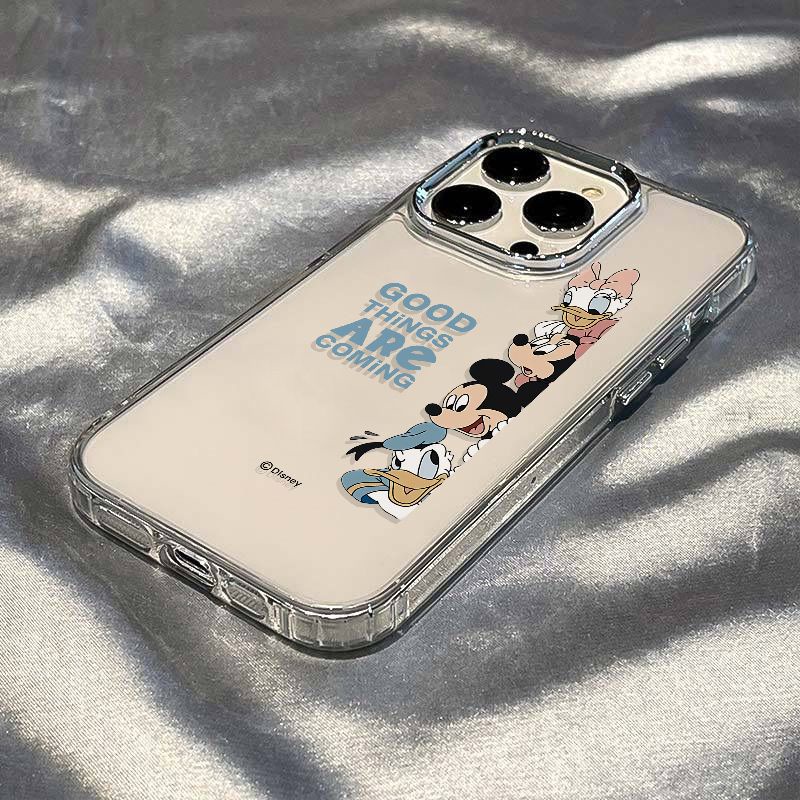 ✅Ốp Điện Thoại Dẻo Họa Tiết Hoạt Hình Mickey Dễ Thương Chống Sốc Cho Iphone1214Pro7 8 plus 11 13 1214Pro7