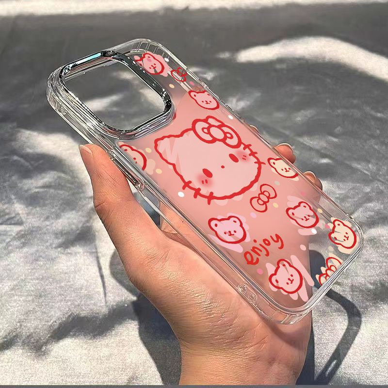 ✅Ốp Điện Thoại Dẻo Họa Tiết Chú Mèo Dễ Thương Chống Sốc Cho Iphone11 13KT plus8 max14pro / Apple 7iPhone12 DZV3