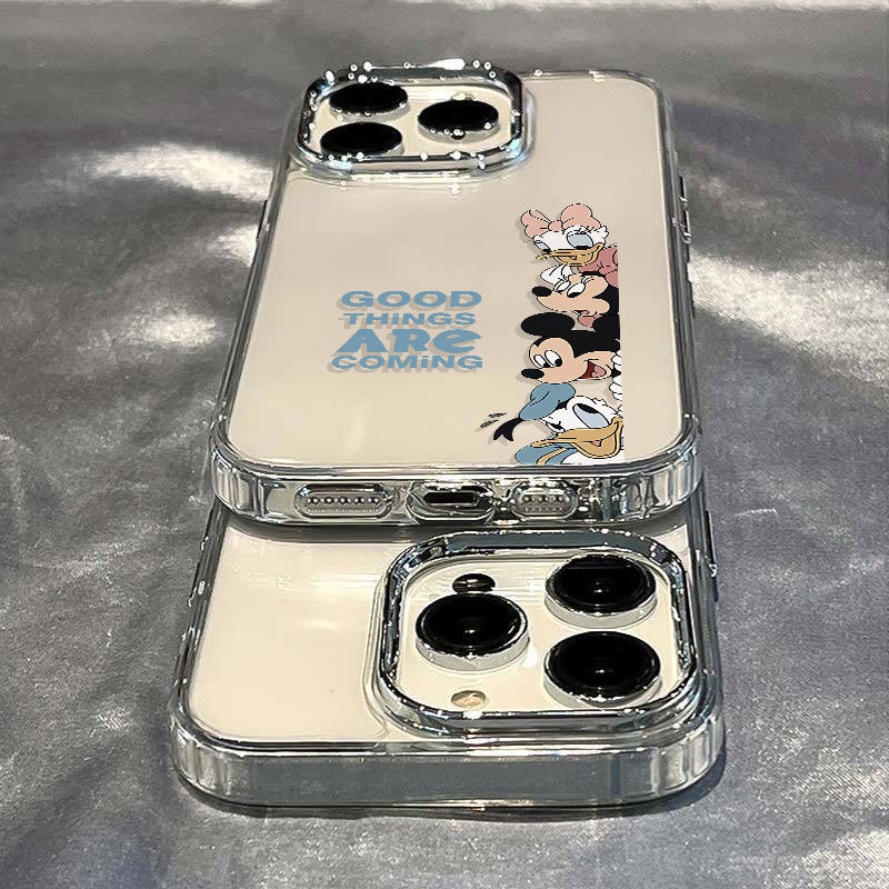 ✅Ốp Điện Thoại Dẻo Họa Tiết Hoạt Hình Mickey Dễ Thương Chống Sốc Cho Iphone1214Pro7 8 plus 11 13 1214Pro7