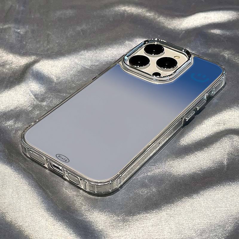 ✅Ốp Điện Thoại Mềm Chống Sốc Họa Tiết Mặt Cười Màu Gradient Cho Iphone 14pro 12 7 11 plus 138 Y7WX