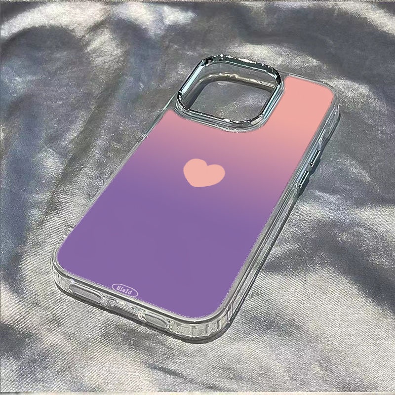 ✅Ốp Điện Thoại Mềm Chống Sốc Họa Tiết Trái Tim Cho Iphone 12 13 14 Pro 11 Max 87 Xw1