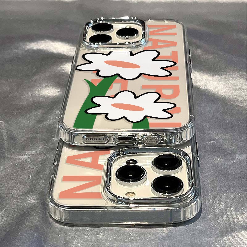 ✅Ốp Điện Thoại Mềm Chống Sốc Họa Tiết Hoa 4DYW Cho iPhone 7 xs 12Max 11plus 8 14pro 13