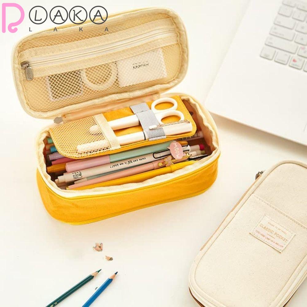 Hộp Đựng Bút Họa Tiết Hoạt Hình LAKAMIER Dễ Thương Cho Học Sinh