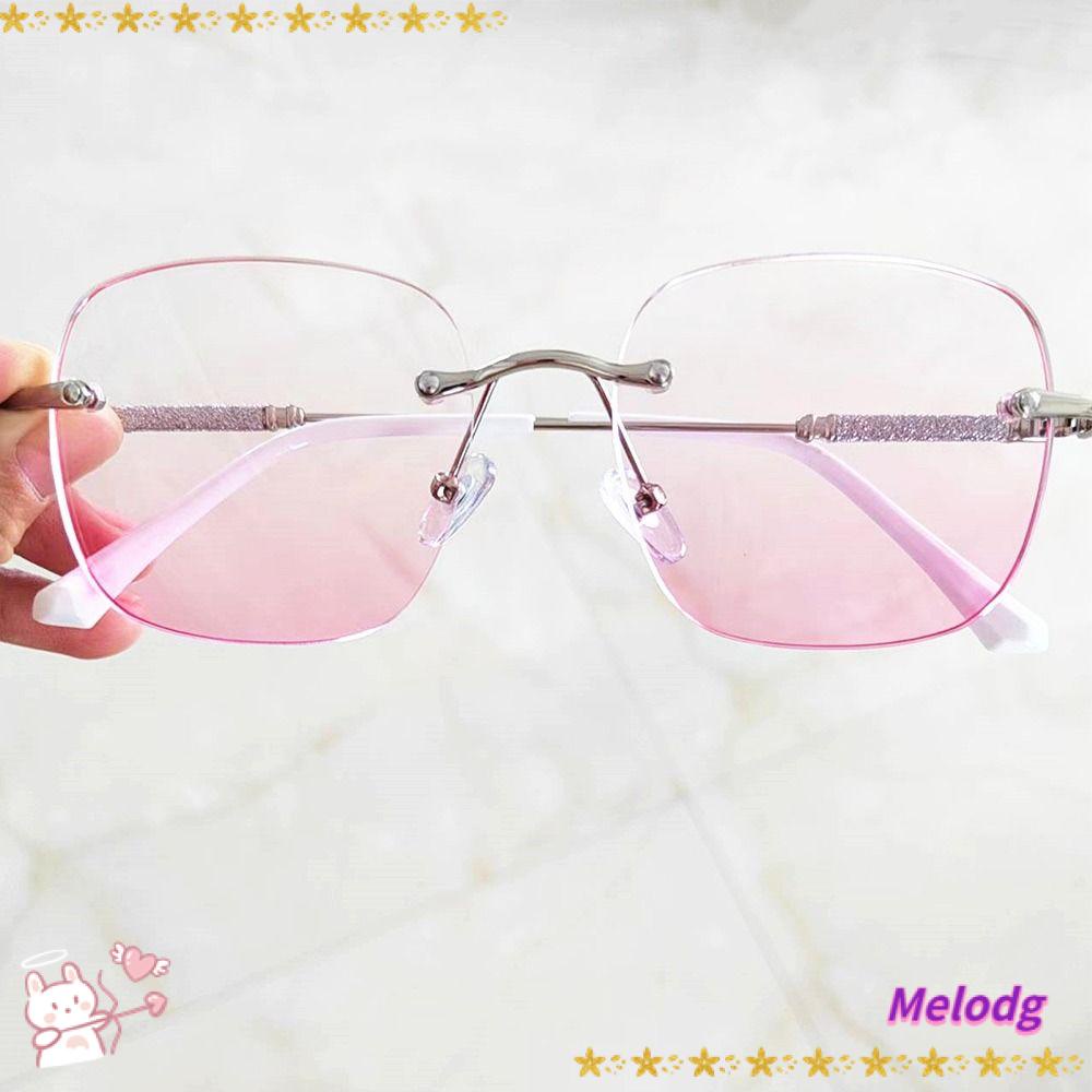 Mắt Kính Gọng Vuông Bằng Kim Loại Chăm Sóc Tầm Nhìn Ban Đêm