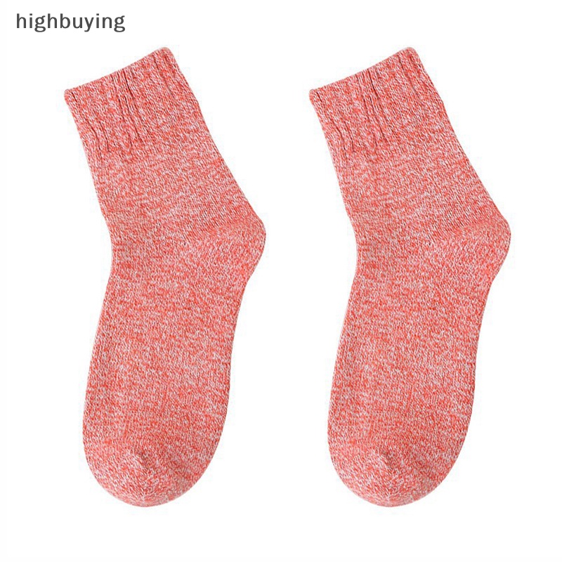 1 Đôi Tất Chân Giữ Ấm Màu Sắc Đơn Giản Cho Nữ