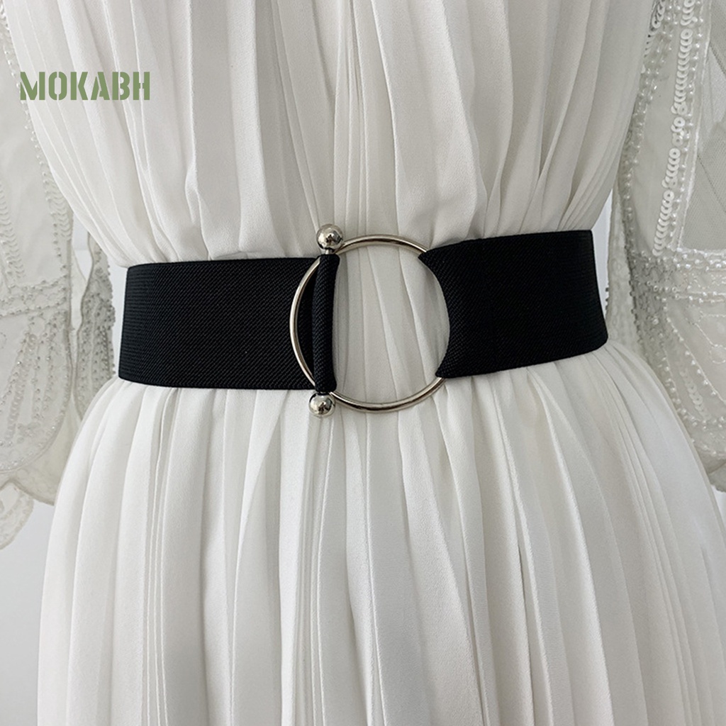 Thắt Lưng Co Giãn Chống Trượt Màu Sắc Xinh Xắn Cho Nữ