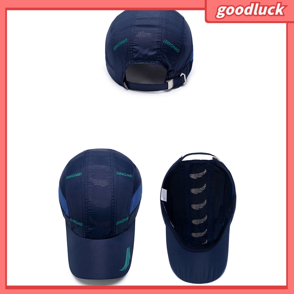 [GLO] Mũ Lưỡi Trai Thể Thao Phối Lưới Chống Nắng Ghép Nối Dài Vành Hình Học Có Thể Điều Chỉnh Cho Mùa Hè