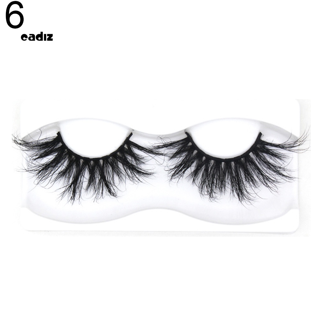 1 Cặp Lông Mi Giả 5D Cong Dày Tự Nhiên