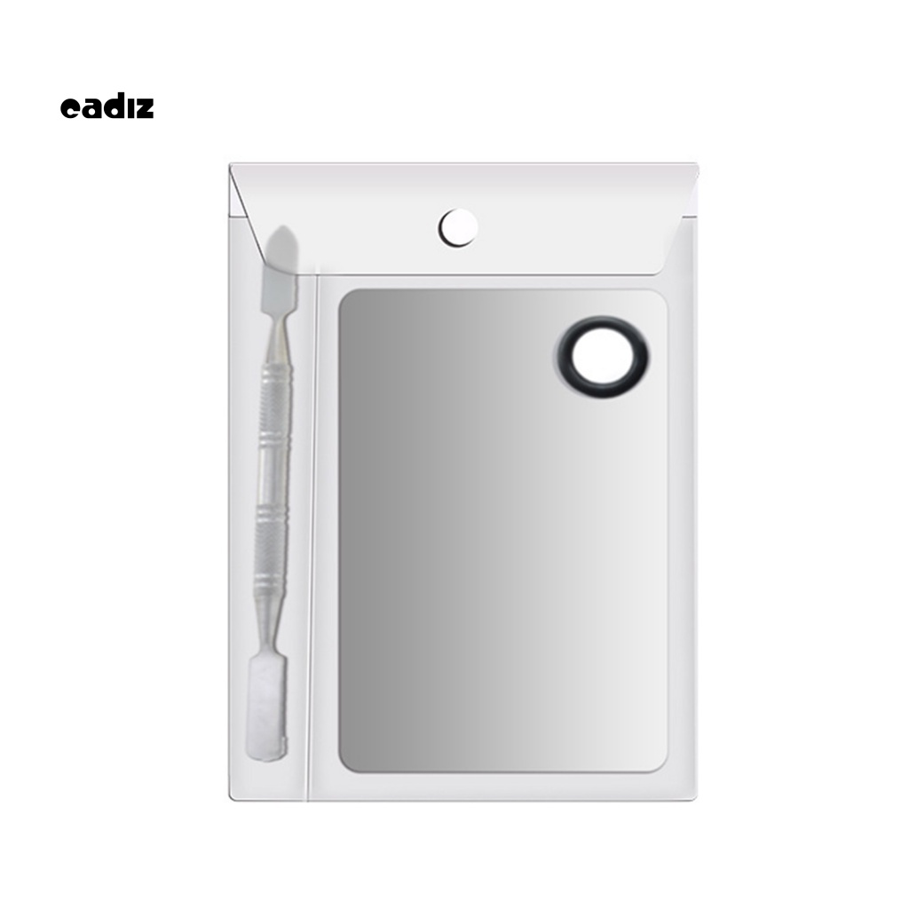 Bảng Trộn Màu Trang Điểm Bằng Thép Không Gỉ Nhiều Hình Dạng Đa Năng