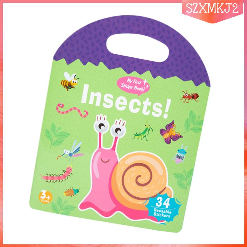 Sách Dán Tĩnh Điện Có Thể Tái Sử Dụng Giáo Dục Sớm Cho Bé szxmkj2