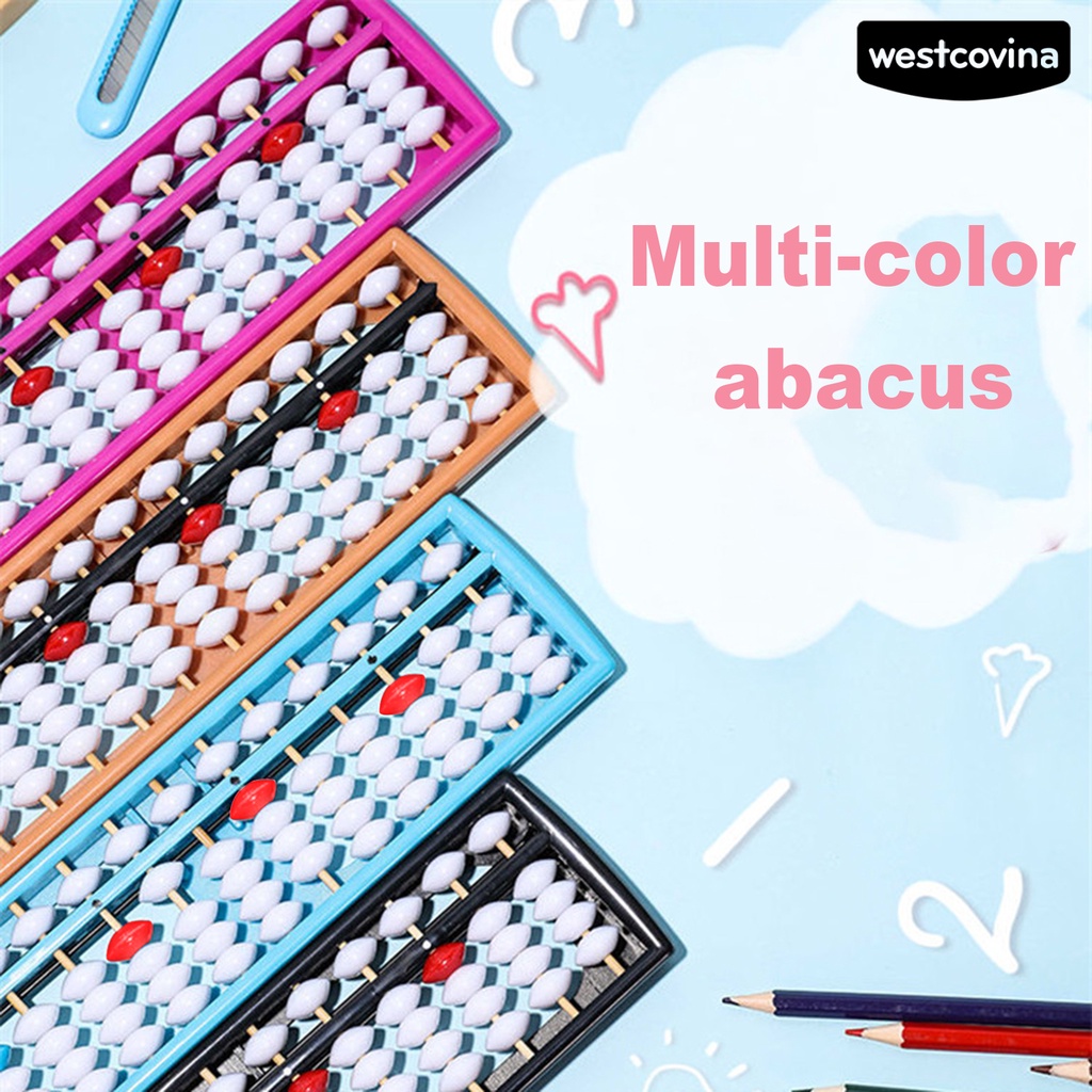 [WSTN] [WSTN]✎Bàn Tính 13-Row 5 Hạt Thân Thiện Với Môi Trường Cho Người Mới Bắt Đầu