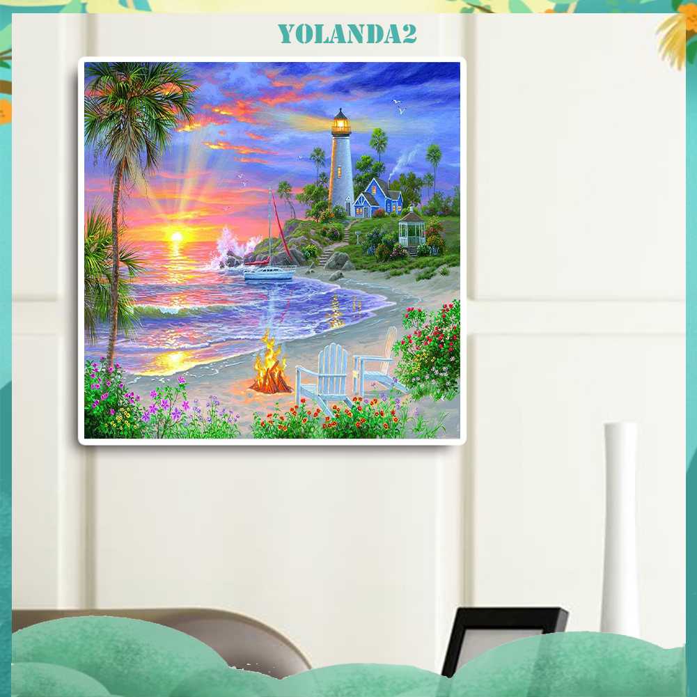 Tranh Đính Đá Kim Cương Toàn Bộ 5D DIY Hình Vẽ Nghệ Thuật Trang Trí Nhà Cửa