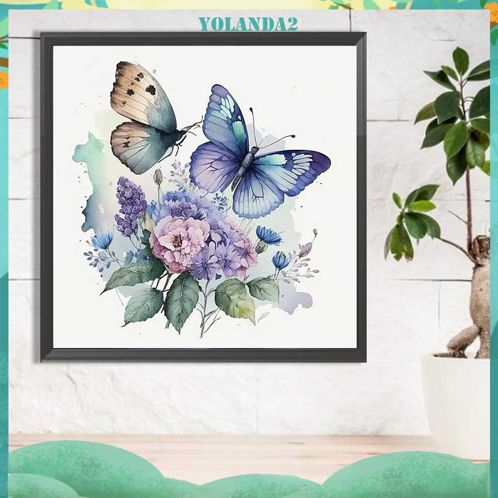 Tranh Đính Đá Kim Cương Toàn Bộ 5D DIY Hình Vẽ Hoa Trang Trí Nhà Cửa