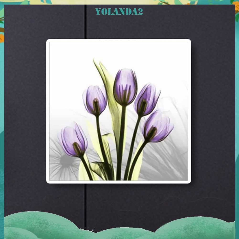 Tranh Đính Đá Kim Cương Toàn Bộ 5D DIY Hình Vẽ Hoa Trang Trí Nhà Cửa