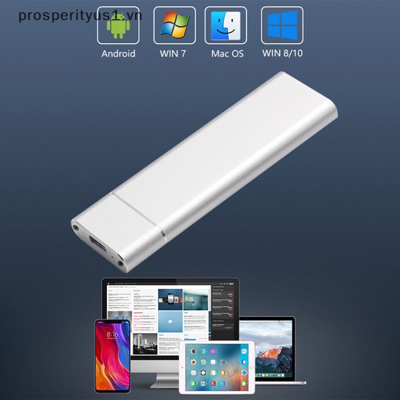 Hộp Ổ Cứng SSD Tốc Độ Cao M.2 NGFF Type-C 3.1 Bằng Hợp Kim Nhôm Chuyên Nghiệp