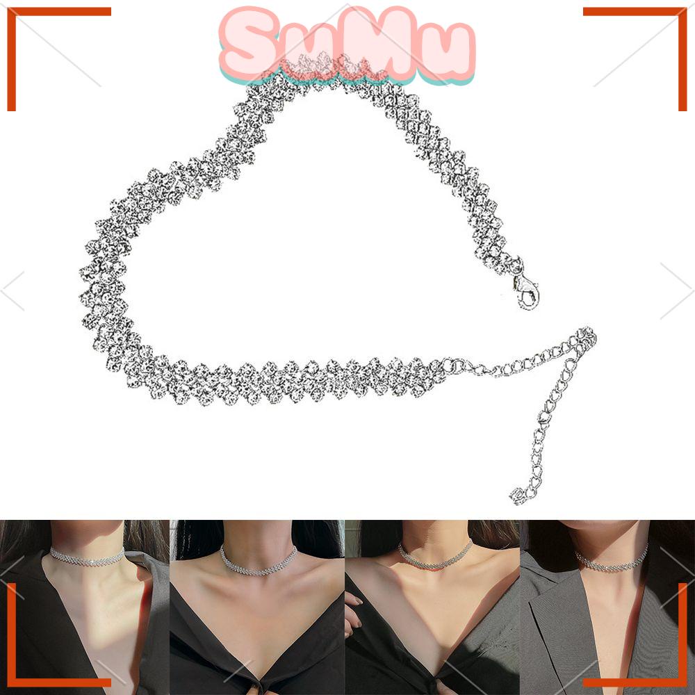 Thời Trang Vòng Cổ SUMU Row|Phụ Kiện Trang Trí Tiệc Tùng|Vòng Cổ Choker Thời Trang Cá Tính Cho Nữ