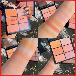  Bảng phấn má hồng Guicami phấn má hồng 6 ô tông hồng cam đào nội địa trung F41 MS 839   MakeupBeauty_Store   