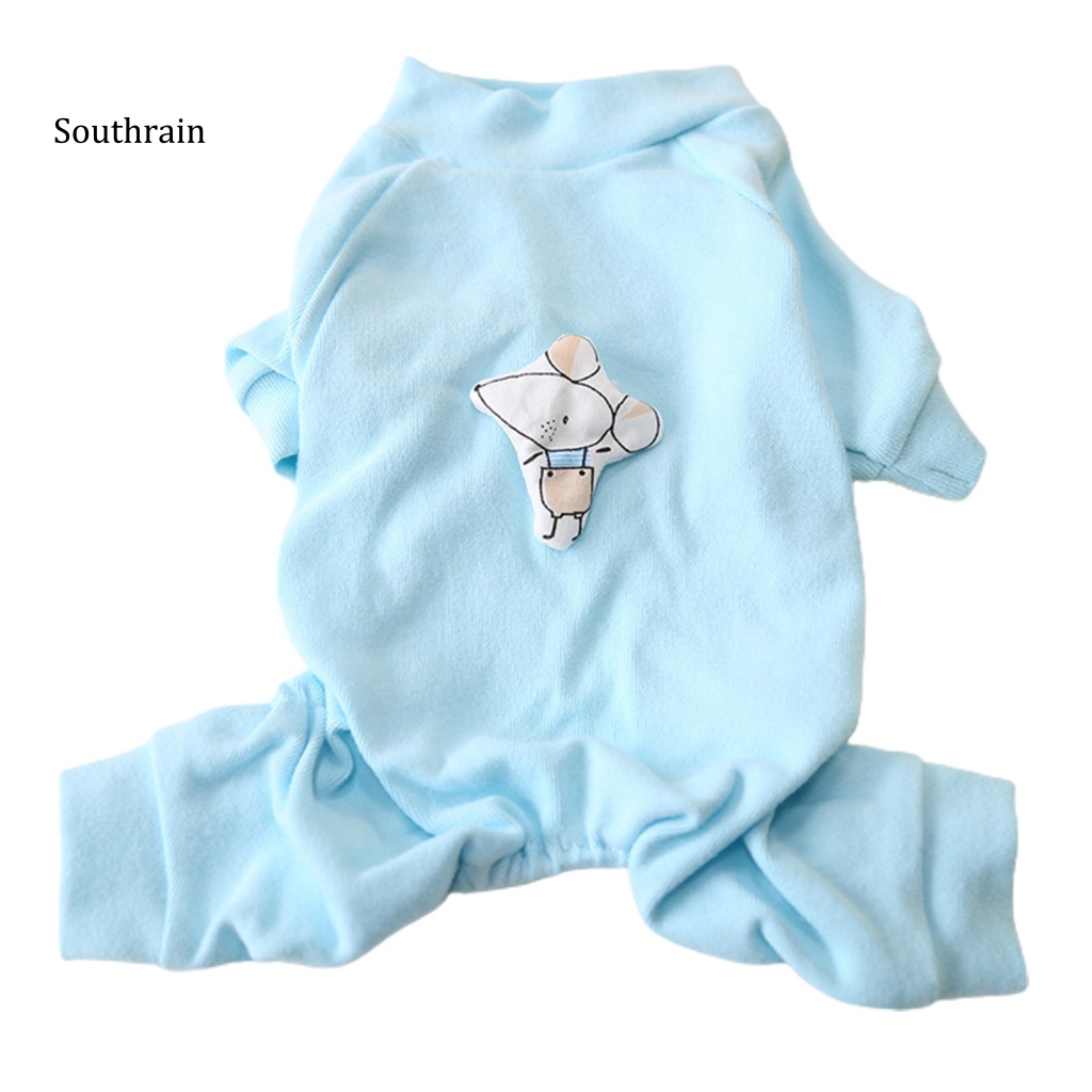 Bộ Đồ Ngủ Bốn Chân Mềm Mại Thoáng Khí Không Mùi Không Mùi Dành Cho Thú Cưng