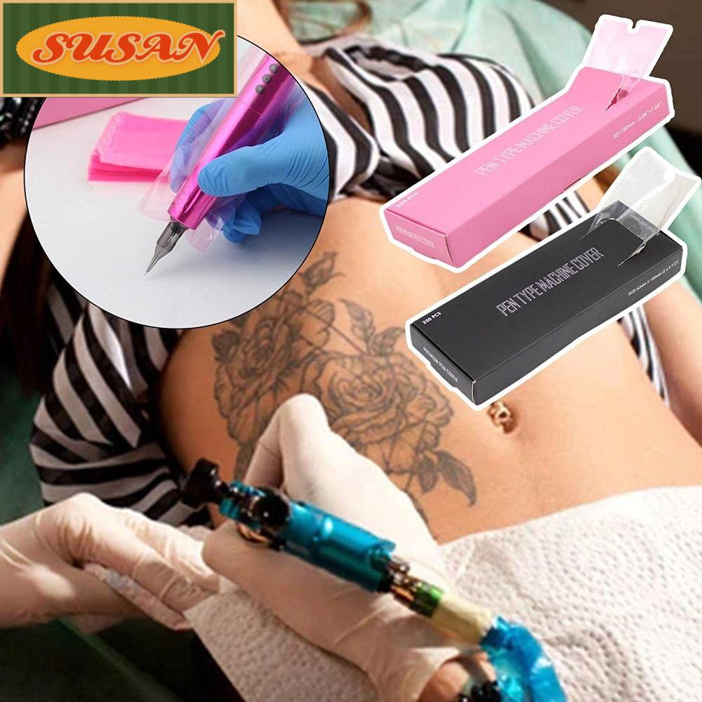 Túi Bọc Hình Xăm Màu Đen Chống Bụi Sử Dụng Một Lần Tiện Lợi