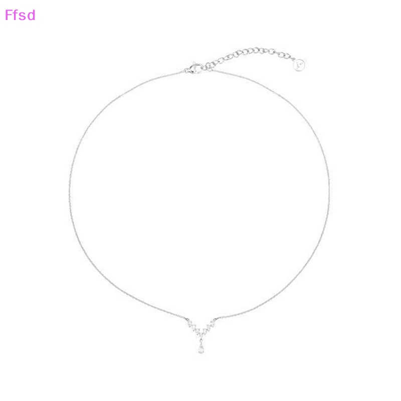 {Ffsd} Vòng Cổ Tua Rua Đính Đá Lấp Lánh Đơn Giản Dễ Phối Đồ Trang Sức Tinh Tế Cho Nữ * Bán Chạy