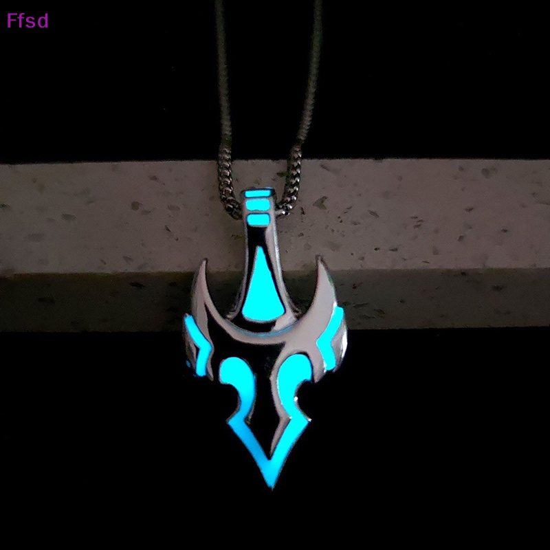 {Ffsd} Vòng cổ Hợp Kim Phát Sáng Mặt Thánh Giá Phong Cách Hip Hop Gothic Làm Quà Tặng Sinh Nhật Halloween Cho Nam