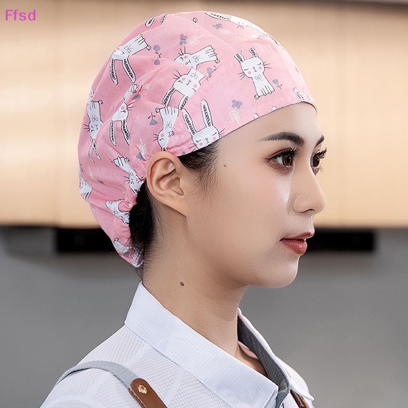 {Ffsd} Mũ Đầu Bếp Chống Bụi Bẩn / Nấu Ăn / Vệ Sinh Nhà Bếp Hàng Bán Chạy