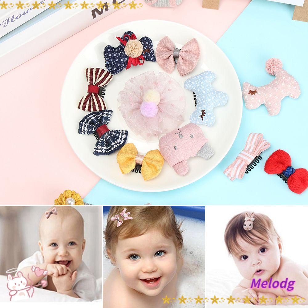 Bộ 5 Kẹp Tóc Hình Vương Miện Mini Dễ Thương Cho Bé Gái