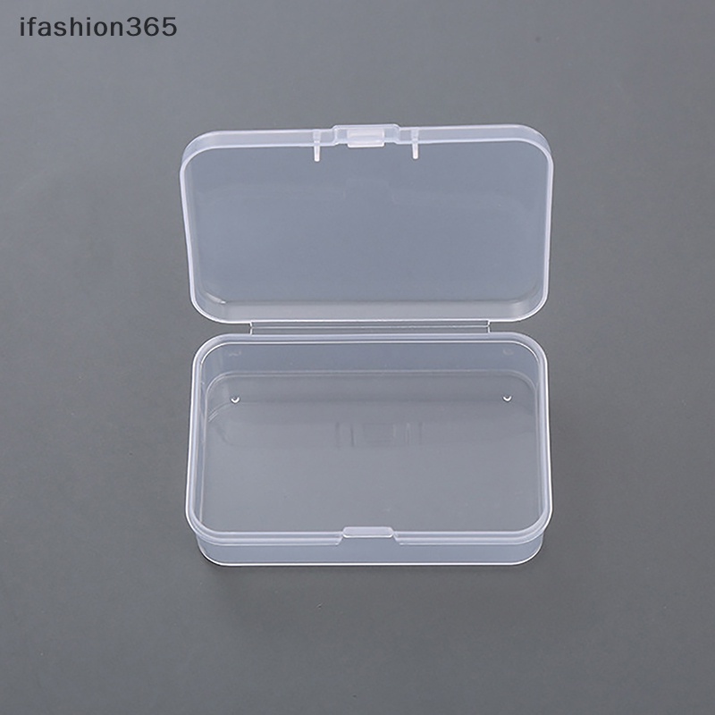 Set 2 Hộp Nhựa Vuông Trong Suốt Đựng Trang Sức Tiện Dụng ifashion365