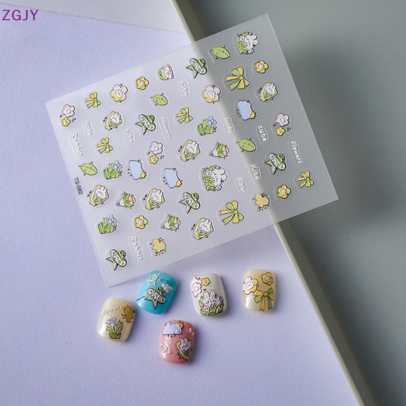 1 Tấm Hình Dán Trang Trí Móng Tay Phong Cách Bohemia Mới