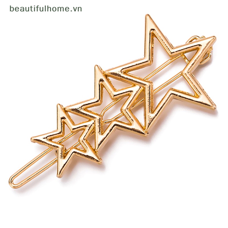[beautifulhome] Kẹp Tóc Nhiều Hình Dạng Bằng Hợp Kim Phong Cách Âu Mỹ [beauty] 1 Cái