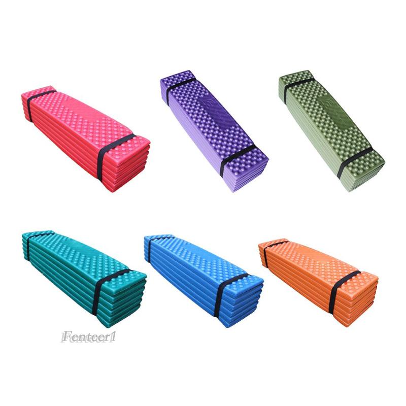 [Fenteer1] Thảm Ngủ Màu Đỏ Gấp Được Di Động Dùng Khi Đi Cắm Trại Ngoài Trời