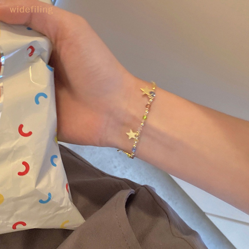 Vòng Tay Chuỗi Hạt Pha Lê Nhiều Màu Phong Cách Vintage Thời Trang Cho Nữ