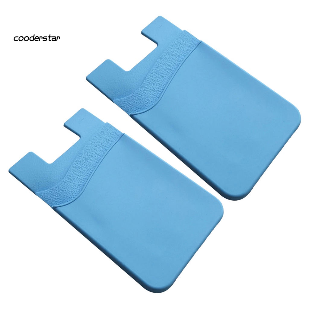 Set 2 Miếng Dán Silicon Hai Lớp Giữ Thẻ Tiện Dụng Tiết Kiệm Không Gian Cho Điện Thoại Thông Minh
