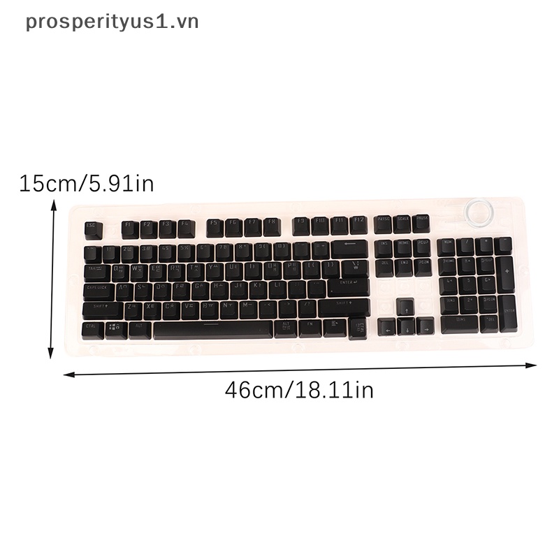 1 Nắp Nhựa ABS 104 Phím Phong Cách Hàn Quốc Dành Cho Bàn Phím Cơ Chơi Game prosperityus1