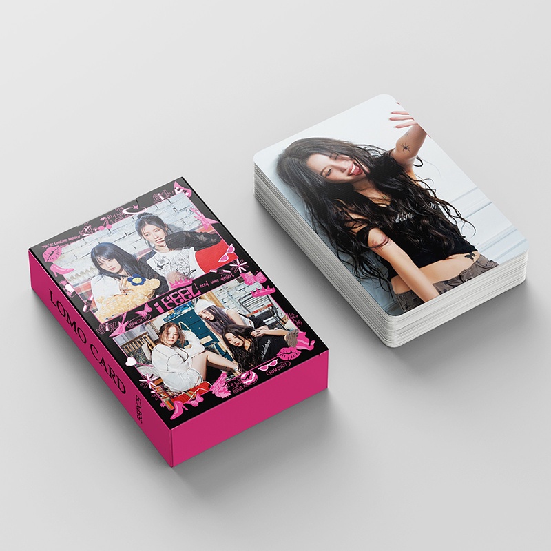 I-DLE LOMO Card Set 55 Tấm Thẻ Ảnh Queen Card Hình Nhóm Nhạc KPOP
