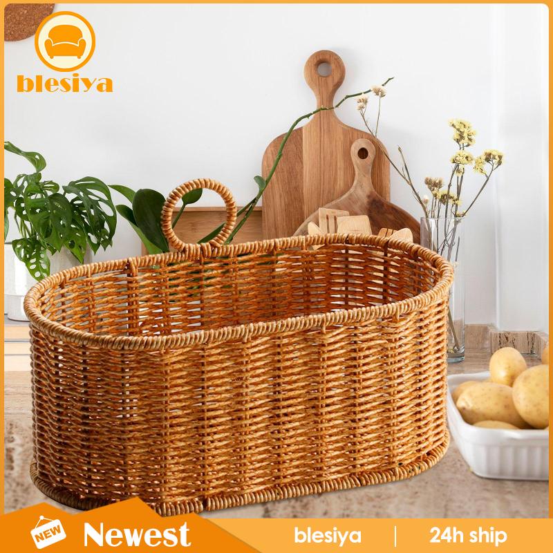 [Blesiya] Giỏ Xách Tay Treo Tường Trang Trí Nông Trại Đơn Giản