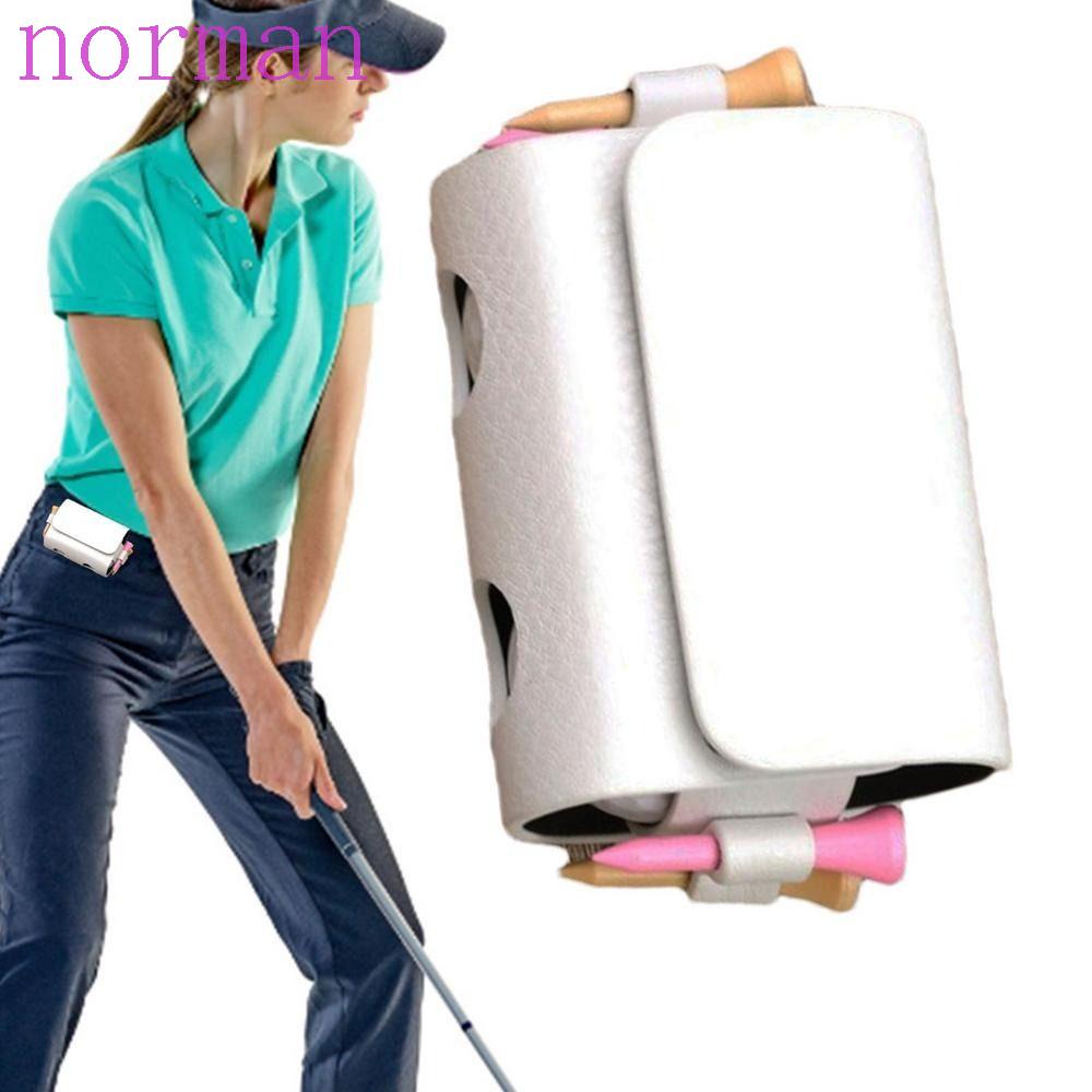 Túi Da PU Đeo Hông Đựng Bóng Golf Tiện Dụng