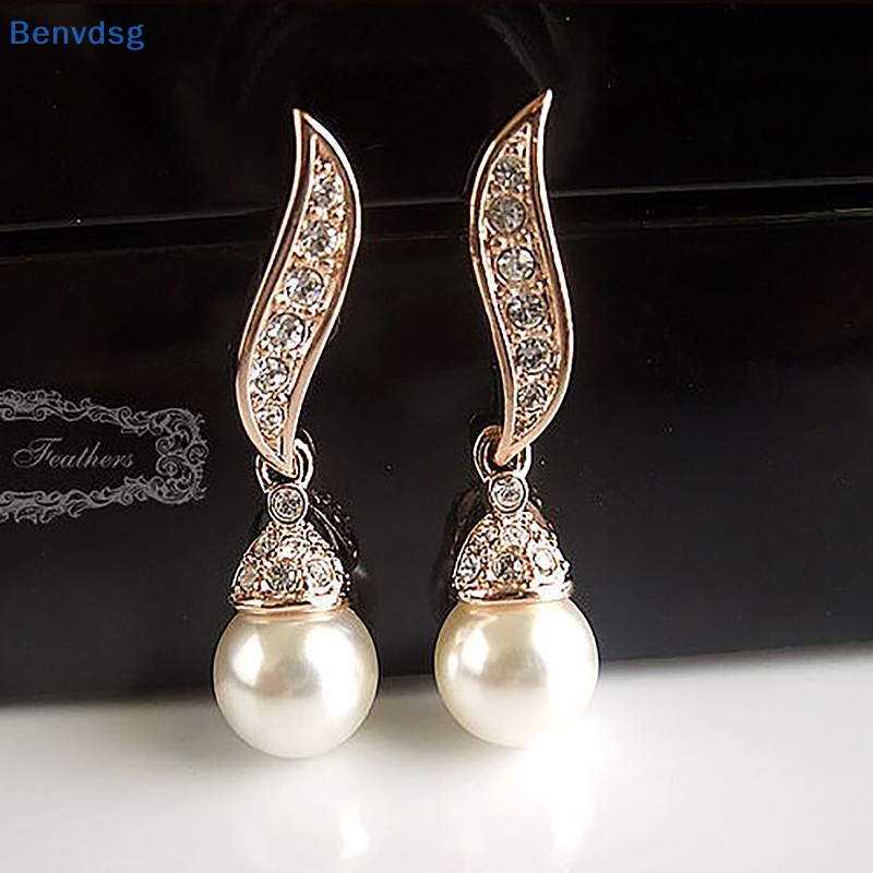 Benvdsg > Bộ Trang Sức Ngọc Trai Lớn Thanh Lịch Và Bông Tai Thời Trang Cho Cô Dâu