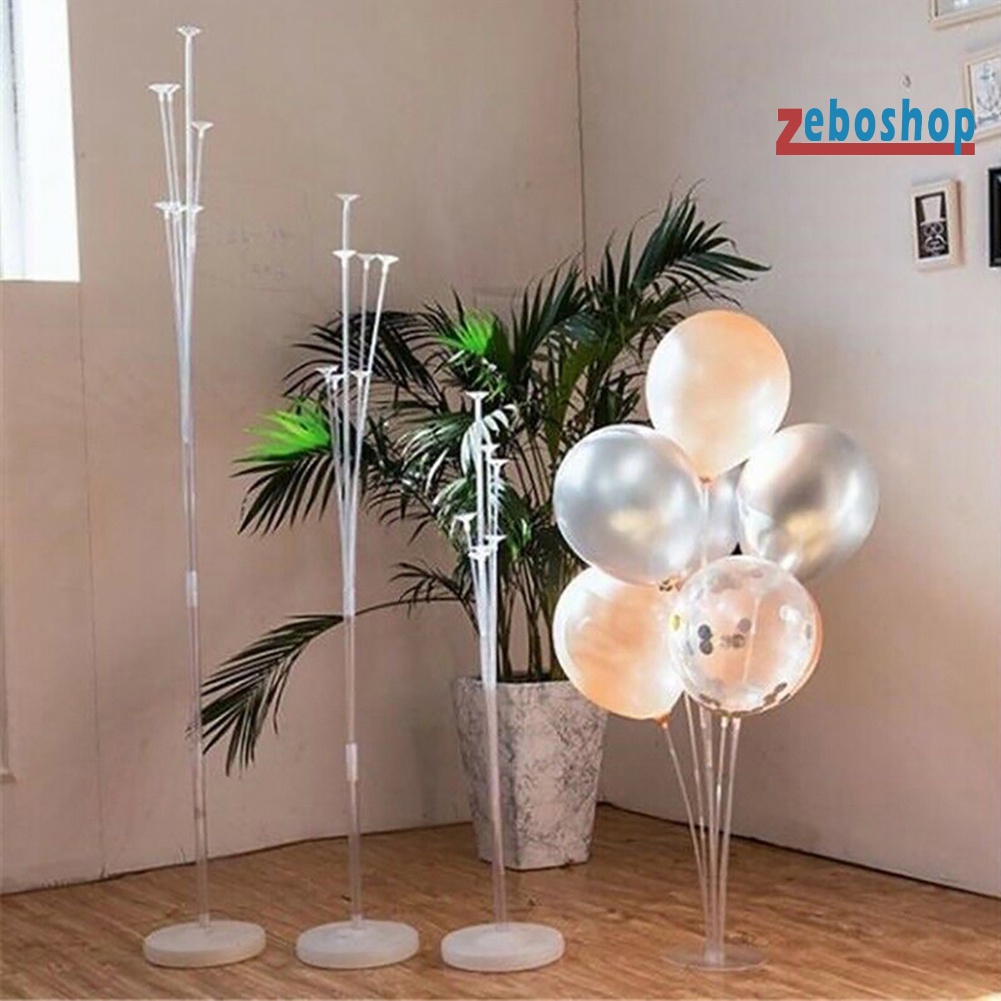 Giá Đỡ Trưng Bày Bong Bóng 8 Ống Dùng Trang Trí Tiệc Cưới / Sinh Nhật / Sinh Nhật