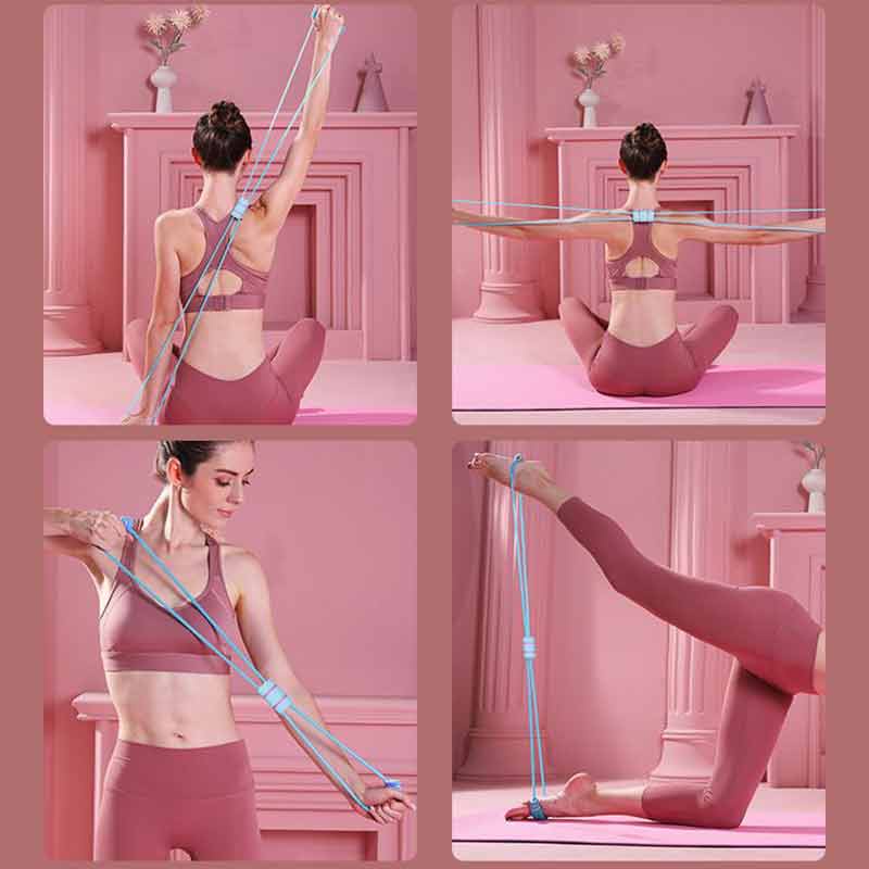 Enlee Dây Đai Co Giãn Dùng Tập yoga Giảm Cân Tiện Dụng