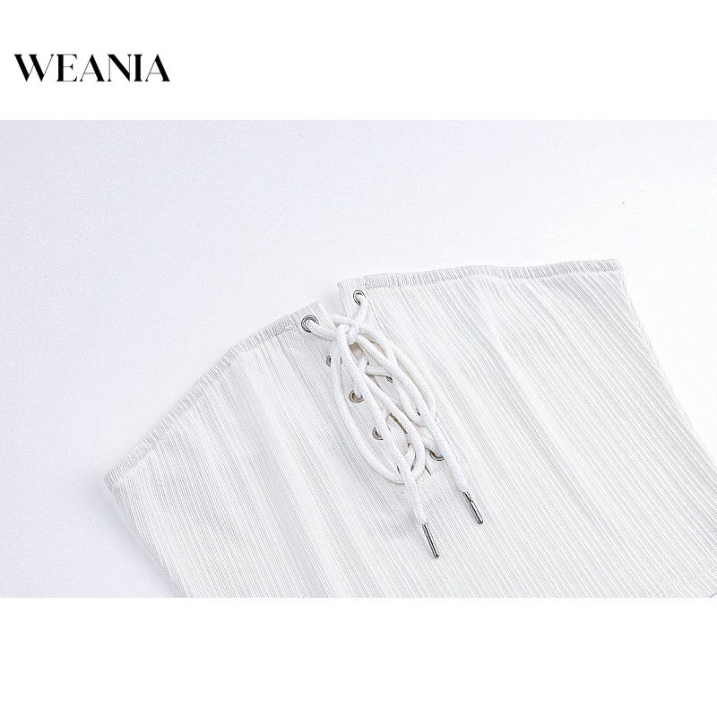 Áo Croptop Trễ Vai Thời Trang Mùa Hè Quyến Rũ Cho Nữ