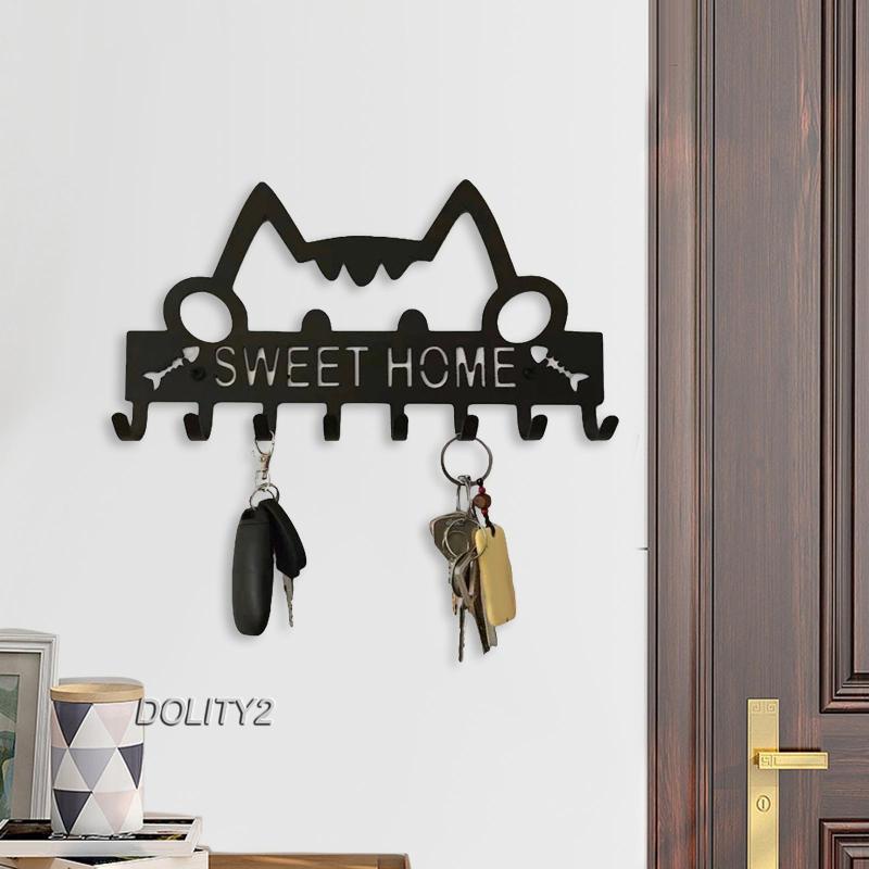Set 2 Móc Treo Chìa Khóa Gắn Tường Trang Trí Nhà Cửa Ngọt Ngào