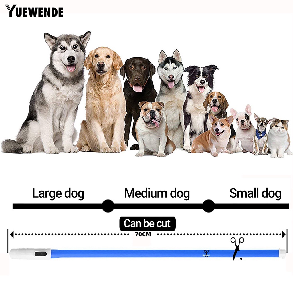 Vòng Cổ Silicone Phát Quang Chống Lạc Cho Thú Cưng