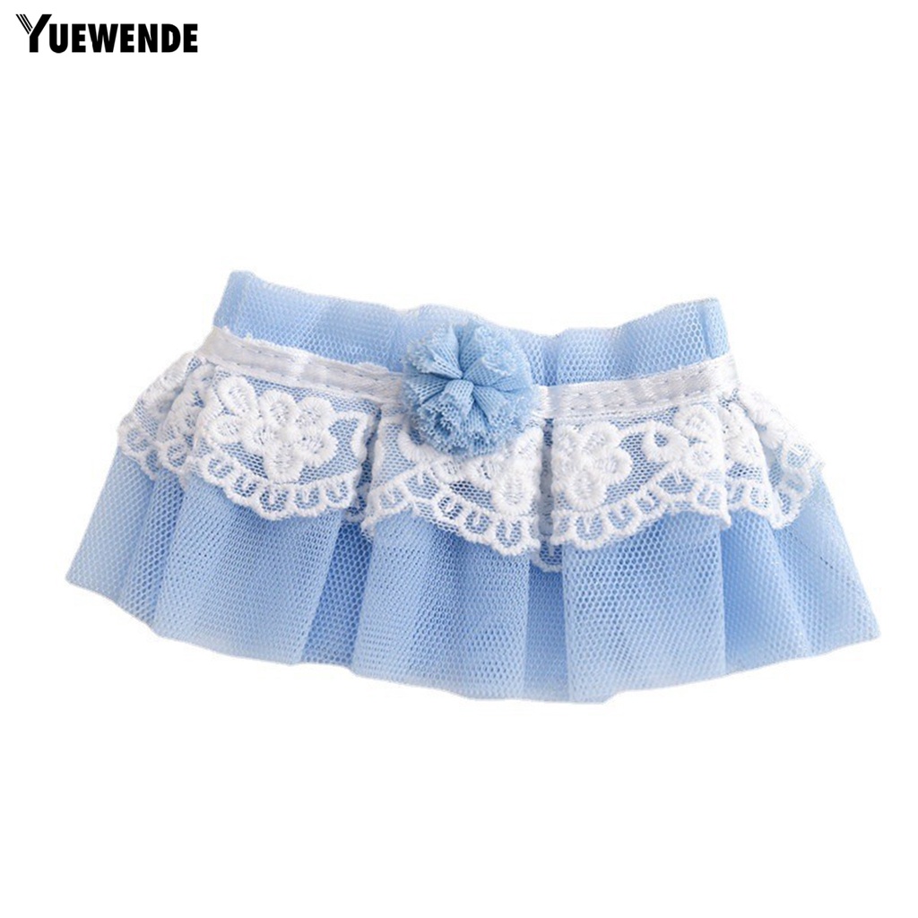 Yq.e Yếm Đeo Cổ Siêu Mềm Mại Chống Mài Mòn Phối Ren Lưới Dành Cho Thú Cưng