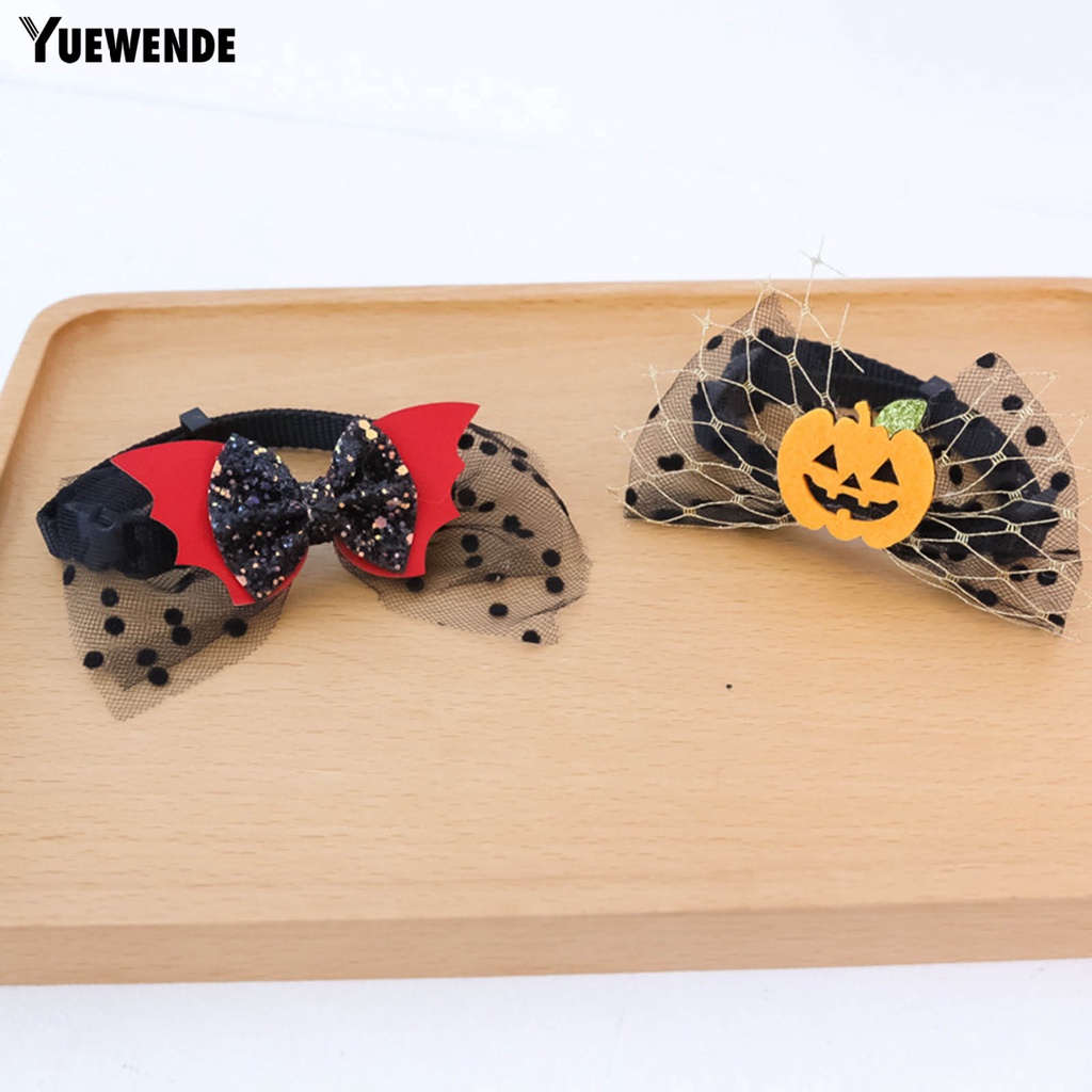 Vòng Cổ Họa Tiết Dơi Bí Ngô Cho Thú Cưng