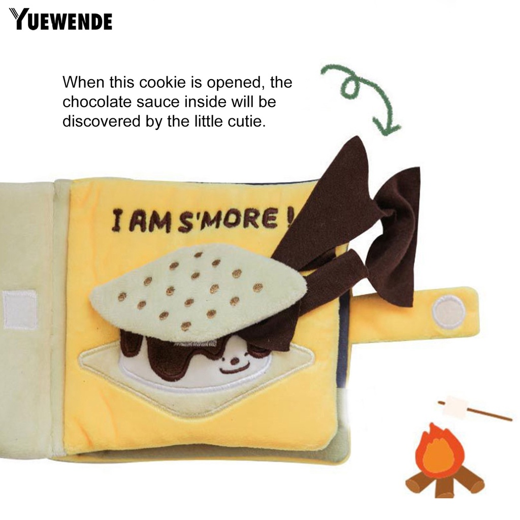 Sách Đồ Chơi YQ.E Mềm Mại Giảm Căng Thẳng Hiệu Ứng Âm Thanh Họa Tiết Hoạt Hình Dành Cho Thú Cưng