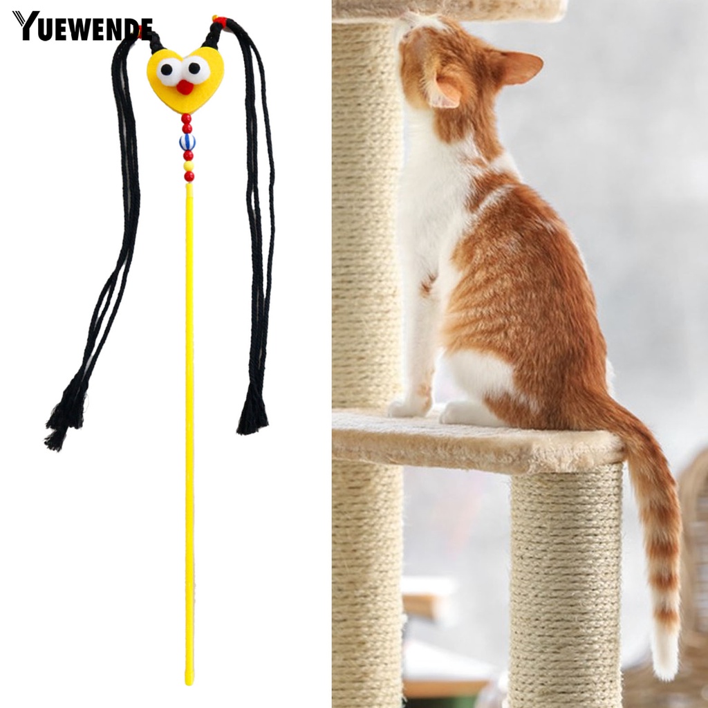 Gậy Trêu Mèo Chống Cắn Có Chuông Và Tua Rua Độc Đáo