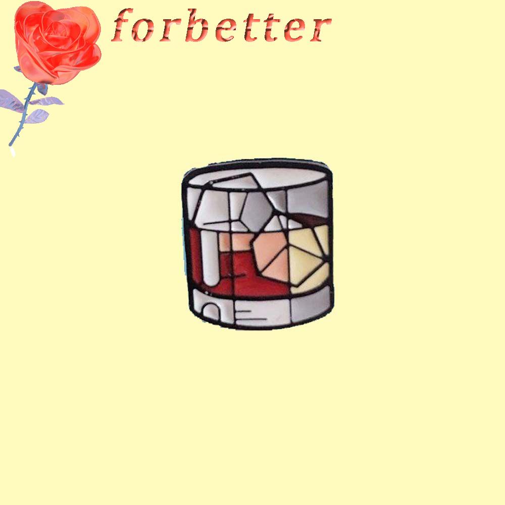 Ghim Cài Áo Hình Đá Uống Rượu Whisky Tráng Men Hoạt Hình Dễ Thương