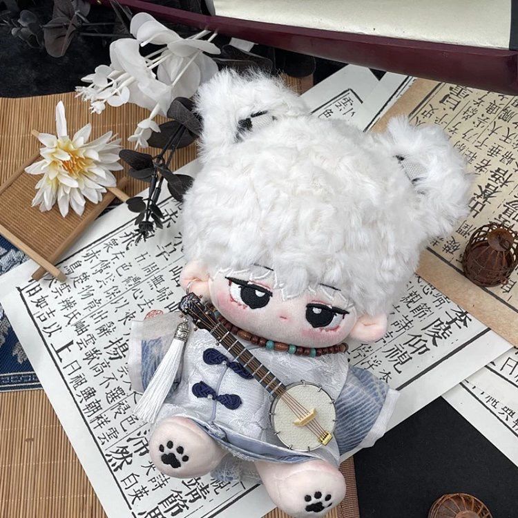 Bộ Quần Áo Hán Phục Bằng Vải Cotton 20cm Phong Cách Trung Hoa Dành Cho Búp Bê Em Bé Không Đóng Băng Hàng Có Sẵn Miễn Phí Vận Chuyển